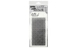 STAMPERS ANONYMOUS Tim Holtz Mesh Layering Stenci