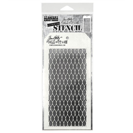 STAMPERS ANONYMOUS Tim Holtz Mesh Layering Stenci