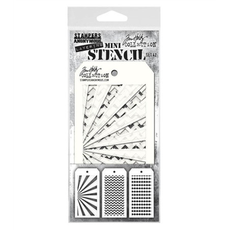 Tim Holtz Mini Layered Stencil Set 42