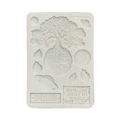 Stamperia A New Beginning Silicon Mould A5 Planets