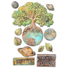 Stamperia A New Beginning Silicon Mould A5 Planets