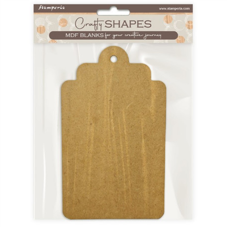 Stamperia A New Beginning Crafty Shapes Blank Tag