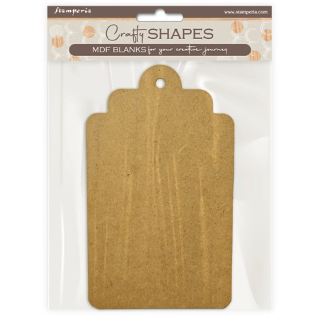 Stamperia A New Beginning Crafty Shapes Blank Tag
