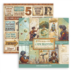 Stamperia A New Beginning Paper Pack 20x20cm