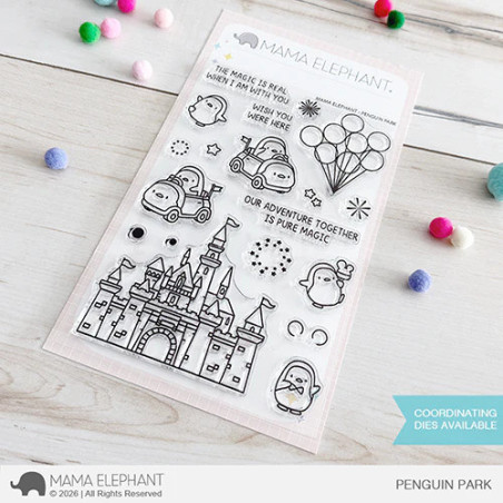 Mama Elephant PENGUIN PARK Clear Stamp