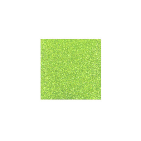 Foglio gomma crepla Verde Chiaro Glitter