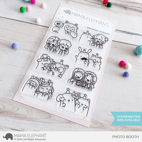 Mama Elephant PHOTO BOOTH Clear Stamp