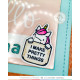 Mama Elephant NAME TAG SET Clear Stamp + CUTS