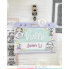 Mama Elephant NAME TAG SET Clear Stamp + CUTS