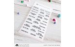 Mama Elephant HAPPY TOGETHER SAYINGS Clear Stamp