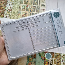 Craft Consortium The Collector Friends Clear Stamps Postcard