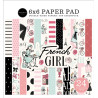 Carta Bella French Girl Paper Pad 15x15cm