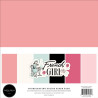 Carta Bella French Girl Coordinating Solids Paper Pack 30x30cm