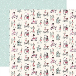 Carta Bella French Girl Paper Pad 30x30cm