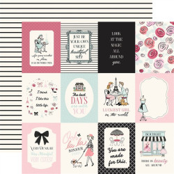 Carta Bella French Girl Paper Pad 30x30cm