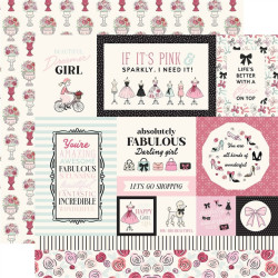 Carta Bella French Girl Paper Pad 30x30cm