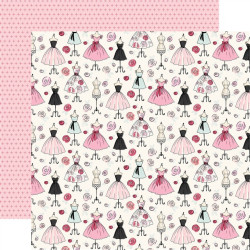 Carta Bella French Girl Paper Pad 30x30cm