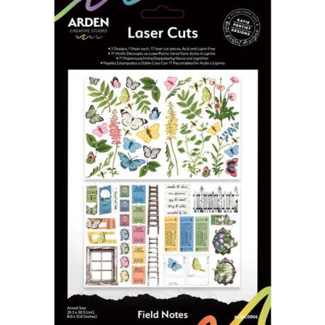 ARDEN Creative Studio Field Notes Laser Cuts (77pz)