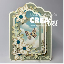 Crealies Crea-Nest-Lies XXL Dies No. 184 Panel B with Stitch