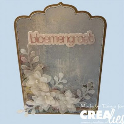 Crealies Crea-Nest-Lies XXL Dies No. 182 Panel A with Stitch
