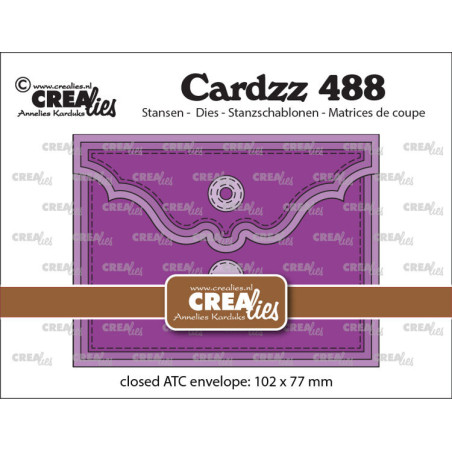 Crealies Cardzz Dies ATC Envelope Horizontal