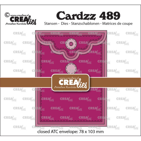 Crealies Cardzz Dies ATC Envelope Vertical