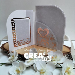 Crealies X-tra Dies no. 121 ATC Notebook Vertical