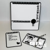 Crealies X-tra Dies no. 121 ATC Notebook Vertical