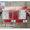 Crealies X-tra Dies no. 121 ATC Notebook Vertical