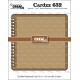 Crealies Cardzz Dies no. 632 Double Card Notebook 13,5 x 13,5 cm with Rounded Corners