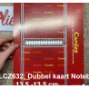 Crealies Cardzz Dies no. 632 Double Card Notebook 13,5 x 13,5 cm with Rounded Corners