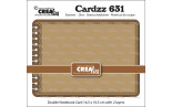 IN ARRIVO!! Crealies Cardzz Dies no. 631 Double Card Notebook 14,5 x 10,5 cm with Rounded Corners