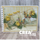 Crealies Cardzz Dies no. 631 Double Card Notebook 14,5 x 10,5 cm with Rounded Corners