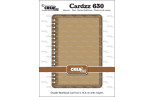 Crealies Cardzz Dies no. 630 Double Card Notebook 10,5 x 14,5 cm with Rounded Corners