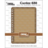 Crealies Cardzz Dies no. 630 Double Card Notebook 10,5 x 14,5 cm with Rounded Corners