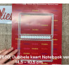 Crealies Cardzz Dies no. 630  Double Card Notebook 10,5 x 14,5 cm with Rounded Corners