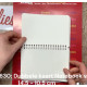 Crealies Cardzz Dies no. 630 Double Card Notebook 10,5 x 14,5 cm with Rounded Corners