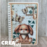 Crealies Cardzz Dies no. 630  Double Card Notebook 10,5 x 14,5 cm with Rounded Corners