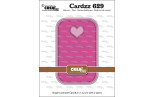 Crealies Cardzz Dies no. 629 Single Card Lovenote