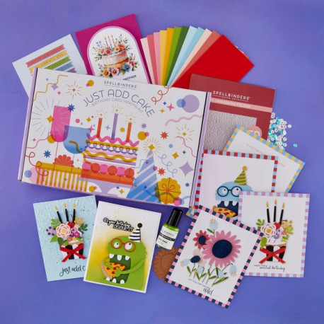 Spellbinders Just Add Cake Cardmaking Kit Birthday