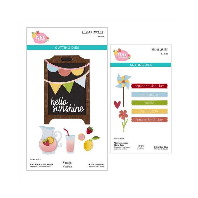 Spellbinders Pink Lemonade Die Bundle