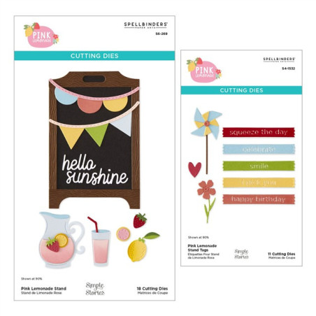 Spellbinders Pink Lemonade Die Bundle