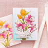 Spellbinders Yana's Tulips Press + Foil Plate and Stencil Bundle Tulips and Daffodils