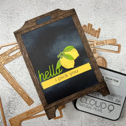 Spellbinders Pink Lemonade Etched Dies Stand