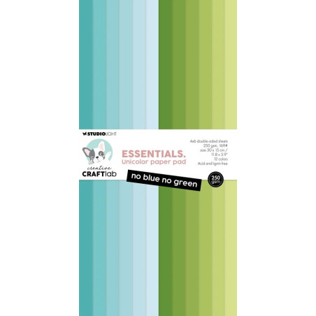Studio Light Creative Craftlab Essentials Unicolor Paper Pad No Blue No Green