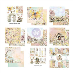 Prima Marketing Among the Wildflowers Paper Pad 30x30cm