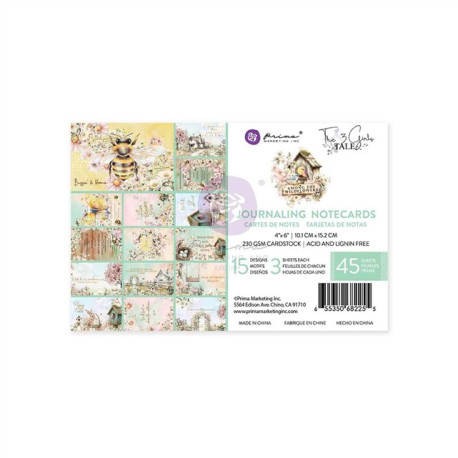 Prima Marketing Among the Wildflowers 4x6inch Journaling Cards