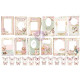 Prima Marketing Sweet Spring Ephemera Butterflies & Frames 72pz