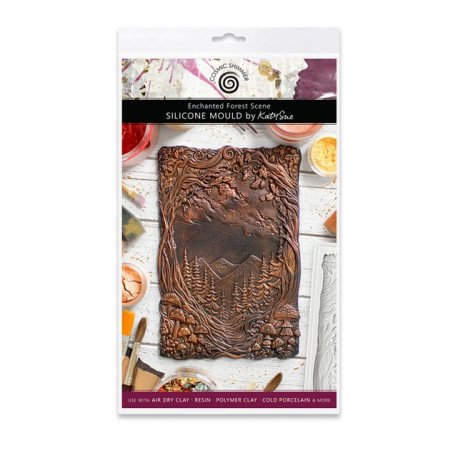 Cosmic Shimmer Silicone Mould Enchanted Forest Scene
