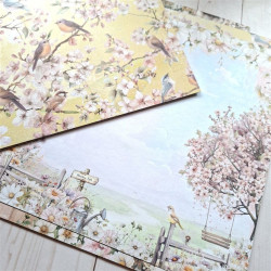 Prima Marketing Among the Wildflowers Paper Pad 30x30cm